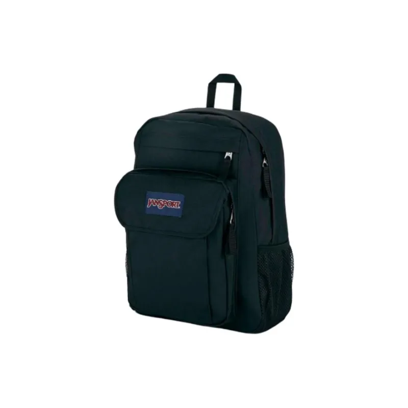 JanSport Polyester Backpack Unisex Black-2