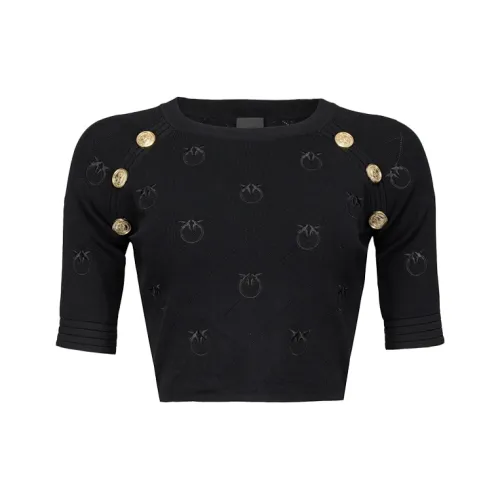 PINKO SS22 Slim Fit Sweater Women's Black