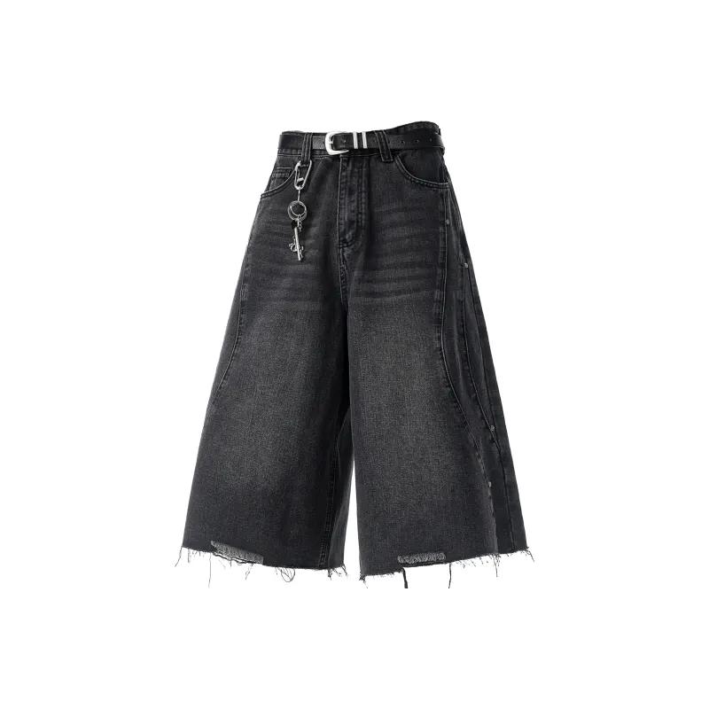 JUNGLE PANDA Denim Shorts Unisex-13