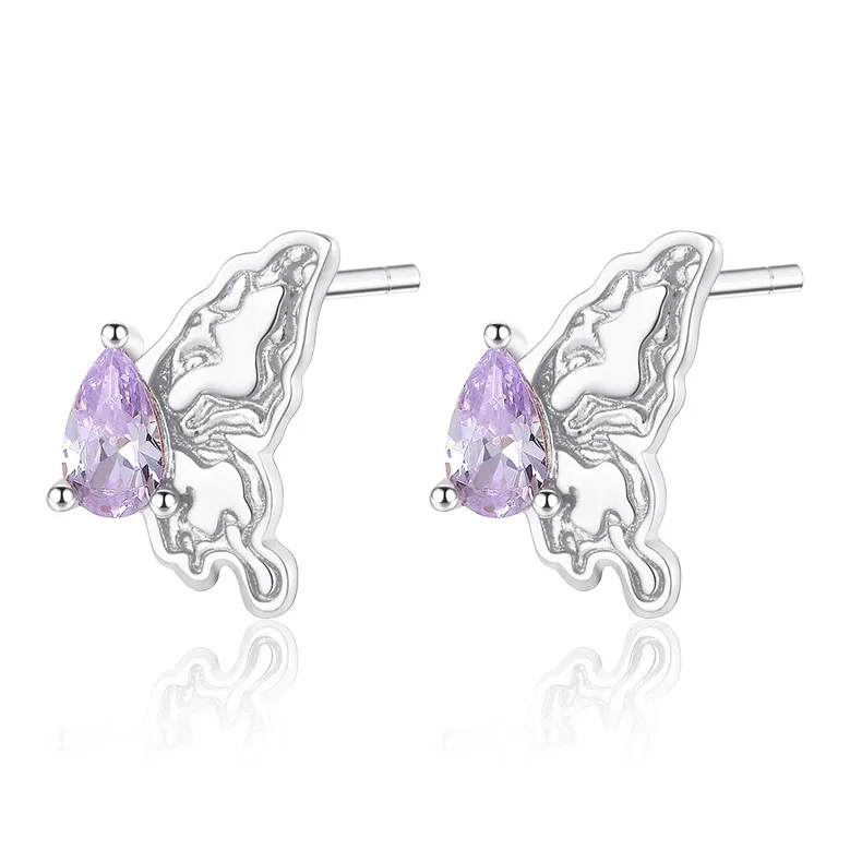 OGDAID S925 Silver Stud Earrings Women's-4