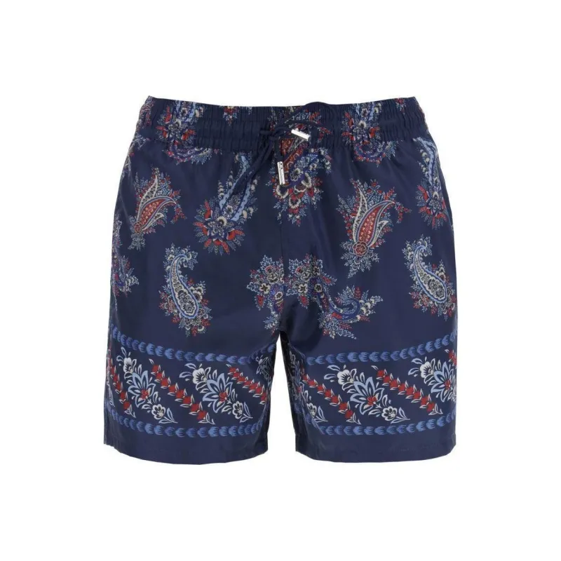 ETRO Paisley Print Swim Shorts-0