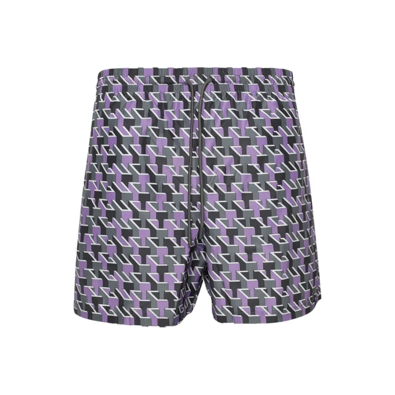 GUCCI Printed Nylon Swim Shorts-0