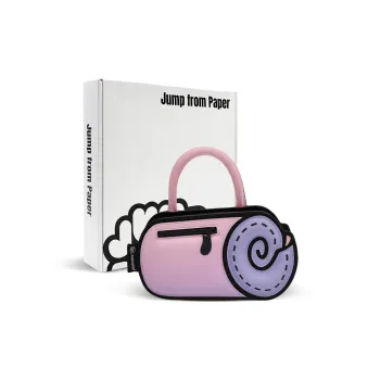 JumpFromPaper Synthetic Leather Crossbody Handbag Unisex Multicolor