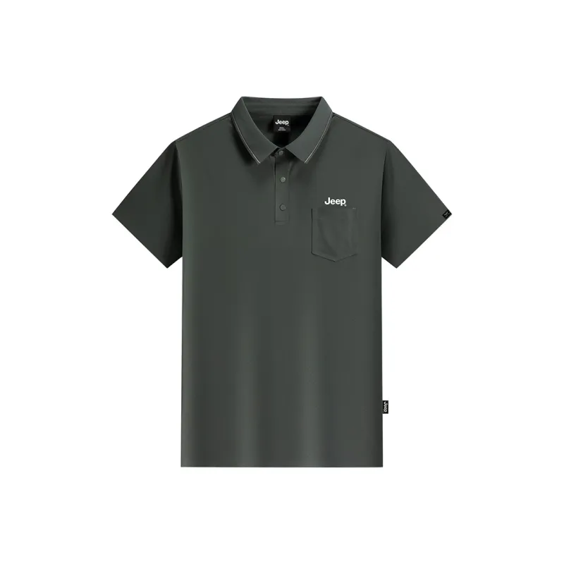 Jeep Polo Shirt Unisex Dark Green-0