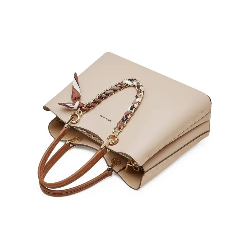 PIERRE CARDIN Split Cow Leather Shoulder Bag, Crossbody Bag, Handbag Regular Women's Multicolor-11