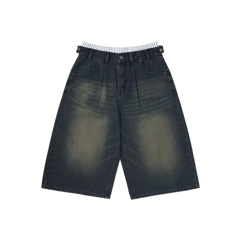 APUNCHLINEWORKSHOP Denim Shorts Unisex-4