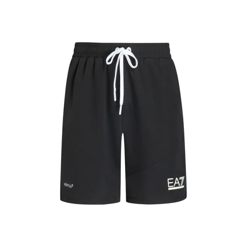 EMPORIO ARMANI EA7 SS24 Casual Shorts Men's Black-0
