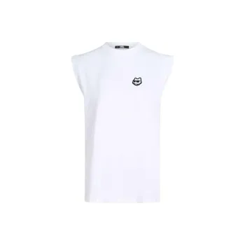 KARL LAGERFELD / Karl Lagerfeld Jeans Ikon Appliqué detail Tank Top