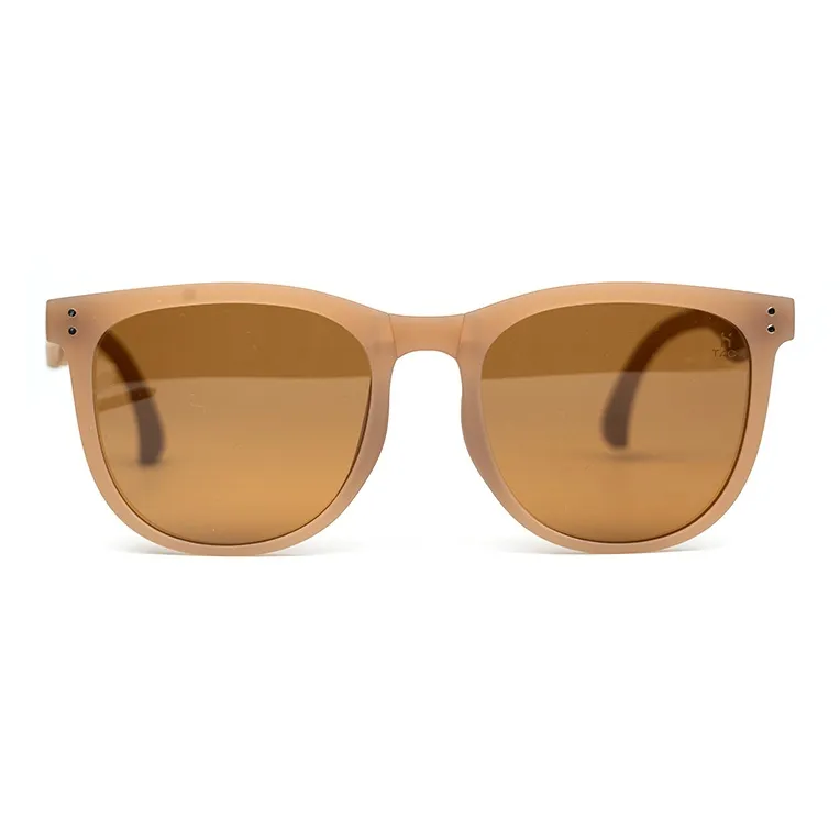 HELEN KELLER TR/Memory Plastic Round Sunglasses Unisex-5