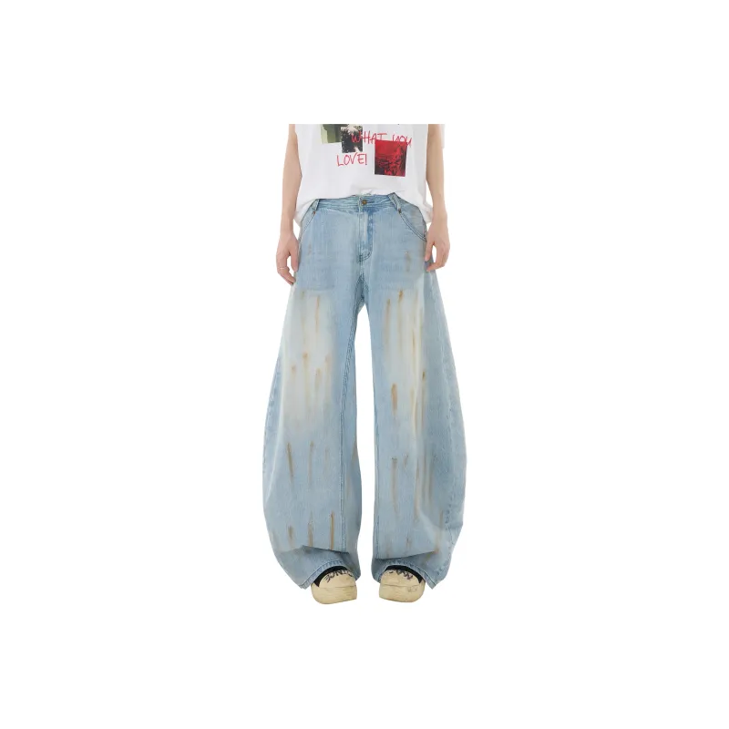 SXSY Jeans Unisex Dirty Blue-0