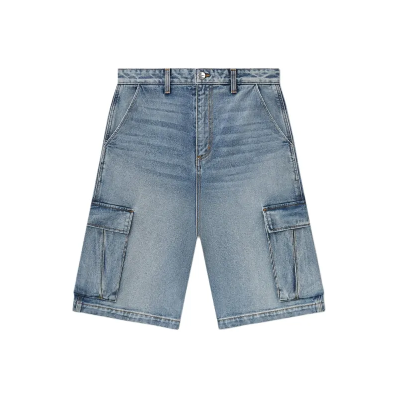 RHUDE Cargo Denim Baggy Short-0