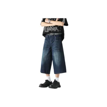 FAKE VINTAGE Denim Shorts Unisex