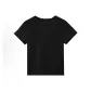 Black[Regular Shoulder Small Crew Neck]