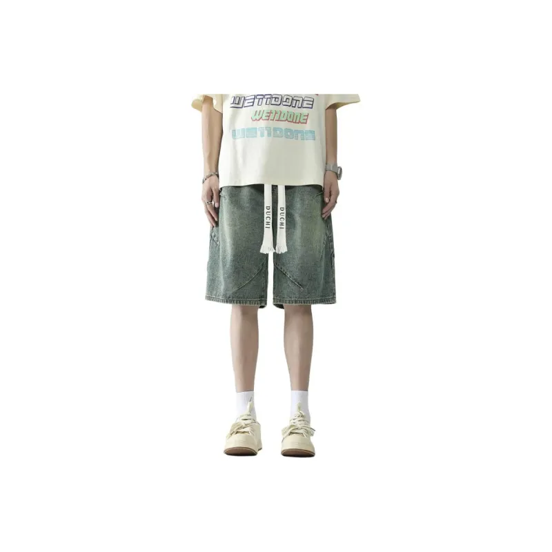 Go It Alone Denim Shorts Unisex-4