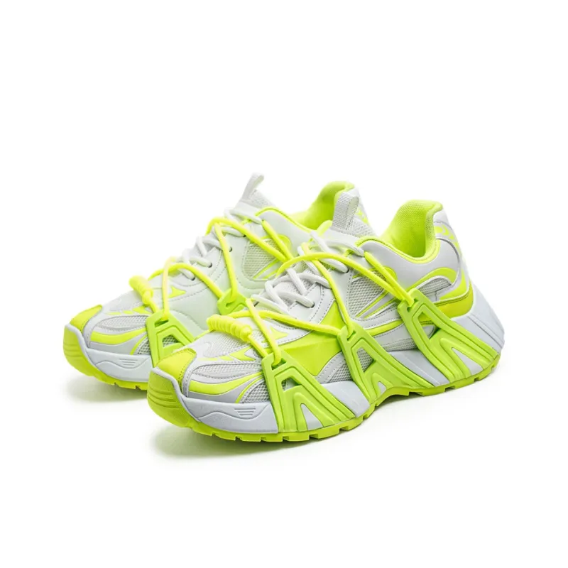 Magelly Shock Absorbers With Slip Resistant And Abrasion Resistant Properties Low Top Chunky Sneakers Men's-1