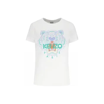 KENZO Classic Tiger Head Regular T Shirt Women's White