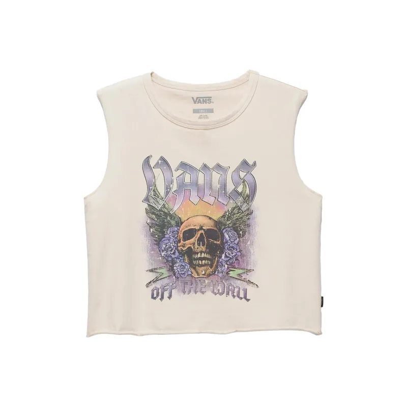 Vans Tank Tops Women's White-0