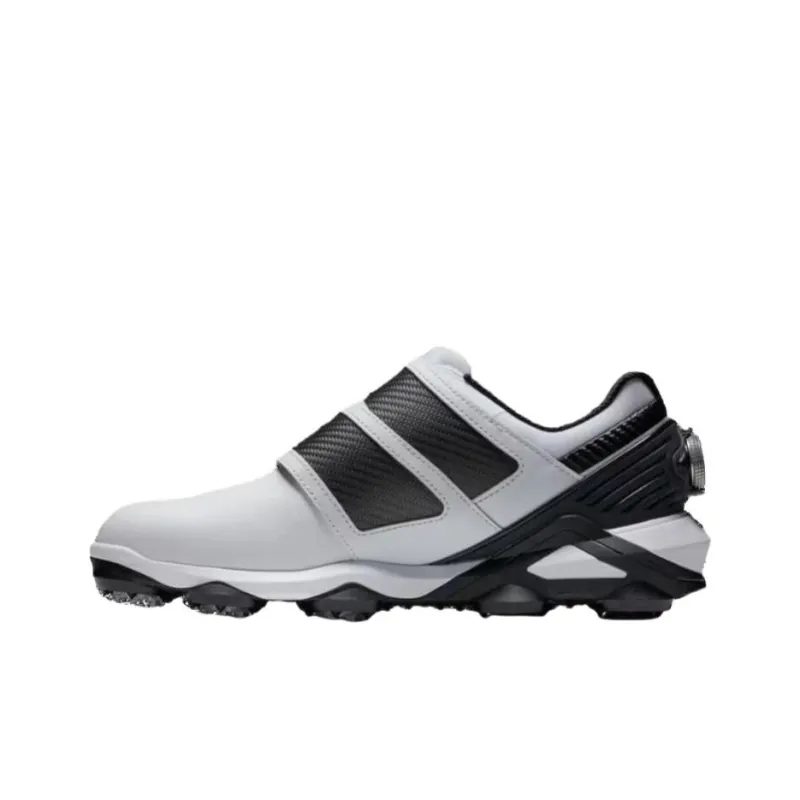 FOOTJOY Cushioning Waterproof Low Top Golf Shoes Men's White Black-1