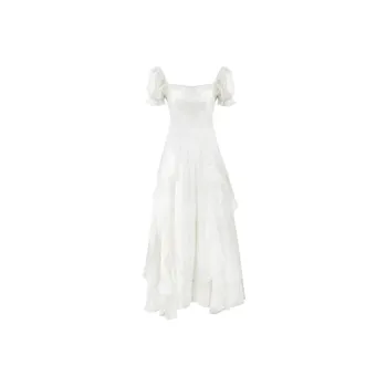 KAISER Short Sleeved Dress Women's White