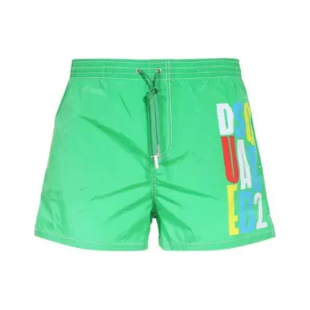 DSQUARED 2 Logo Printed Drawstring Swim Shorts