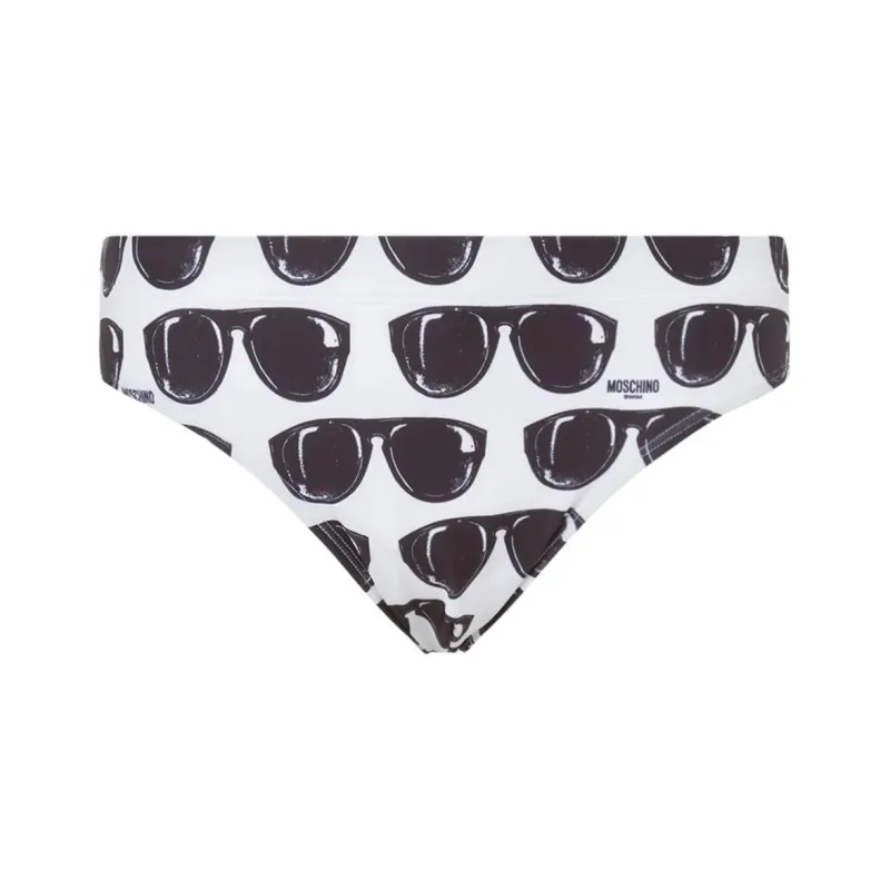 MOSCHINO SS25 Swimming Shorts Men's White-0