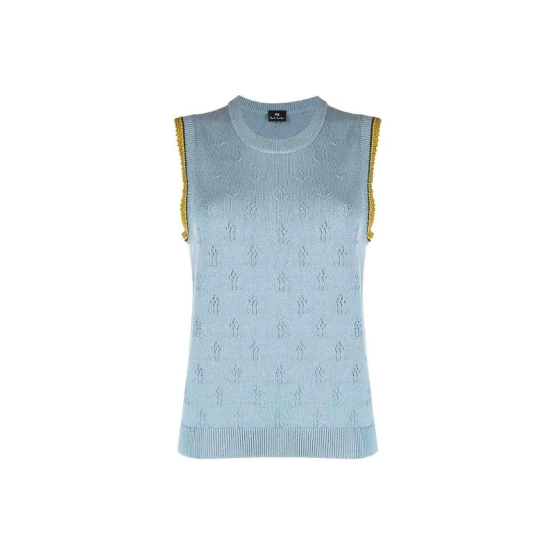 Paul Smith Crew neck Sleeveless Knitted Top-0
