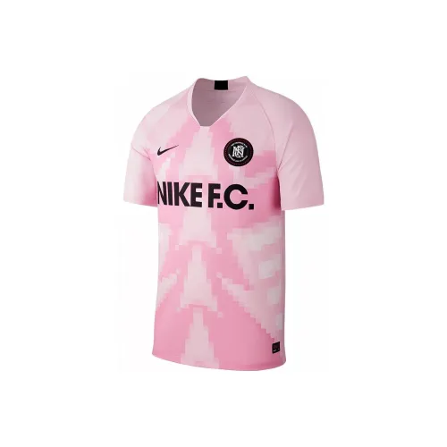 Nike FC Alphabet Printing Soccer/Football Short Sleeve T Shirt