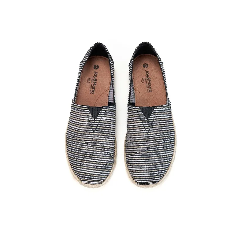 Joy&Mario Espadrilles Men Apricot, Black-3