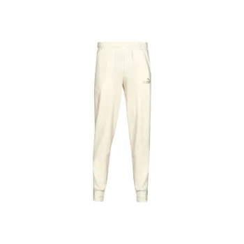 PUMA Ess+ Embroidery Logo Casual Pants Men's White