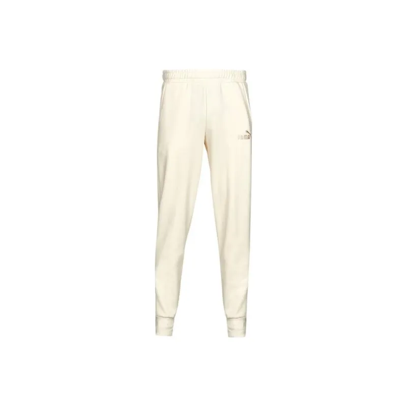 PUMA Ess+ Embroidery Logo Casual Pants Men's White-0