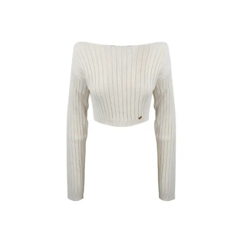 BALMAIN FW21 Fitted Sweater Women's White