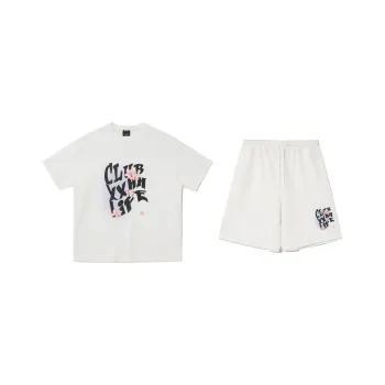Clubxxhh Casual Sportswear Unisex White