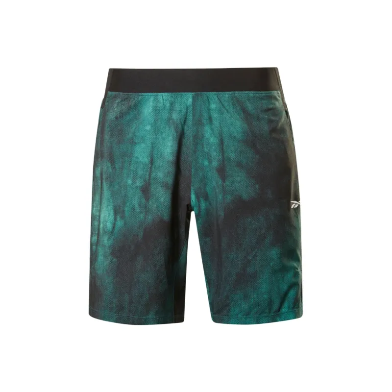 Reebok Ts Epic Aop Ltwt Short Casual Shorts Men's Midnight Pine Green-0