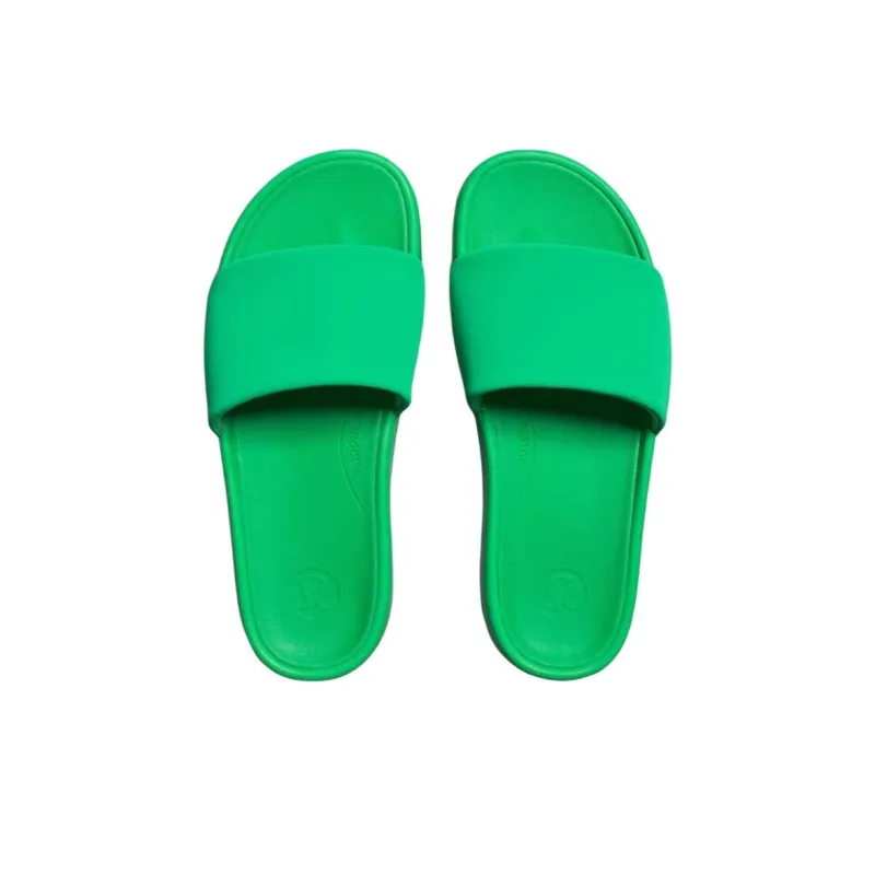 Lululemon Restfeel Slide Slip Resistant Quick Dry Slide Slippers Women's Green-2