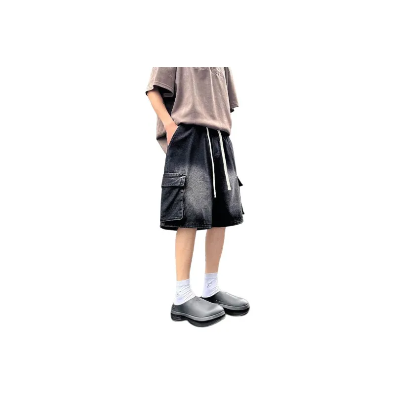 FONDLOOK Denim Shorts Men-8