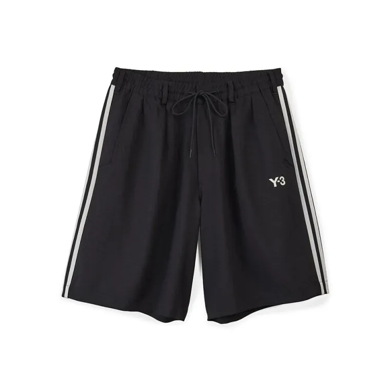 Y 3 Logo print Track Shorts-0