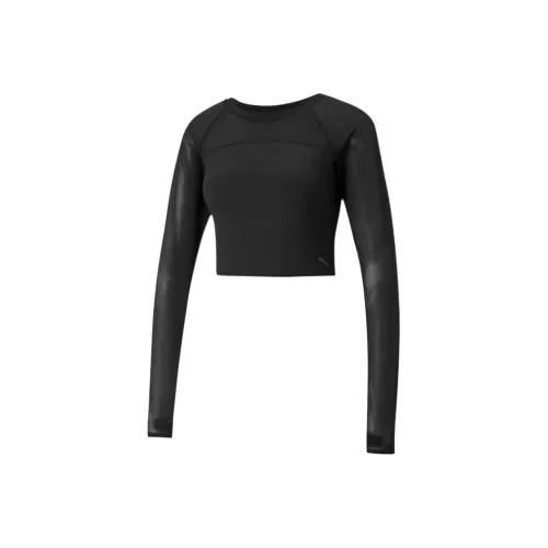 PUMA Favourite Heather Rosewater Tops Women's Black