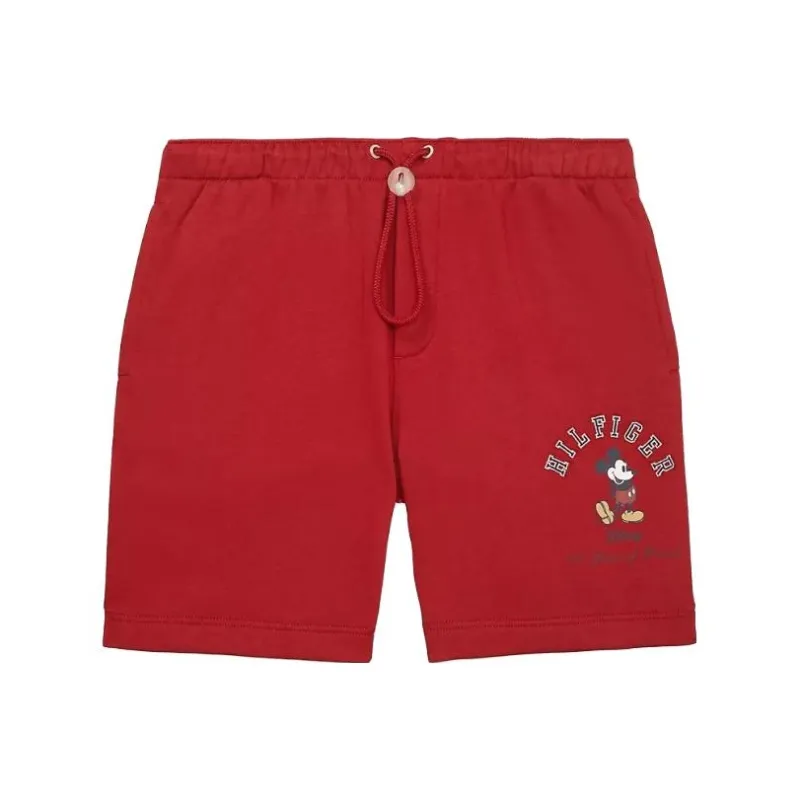 Tommy Hilfiger Disneyxtommy Sweatshort Bottoms Regatta Casual Shorts Men's Red-0