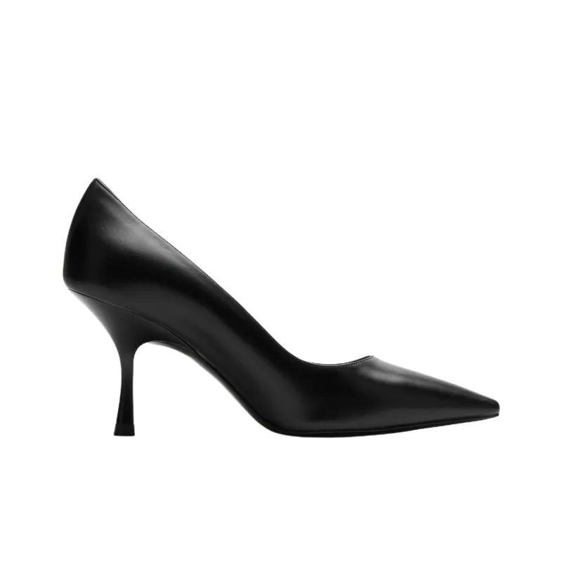 Stuart Weitzman/SW Naomi Slim Heel High Heels 7.5cm Women's Black-1