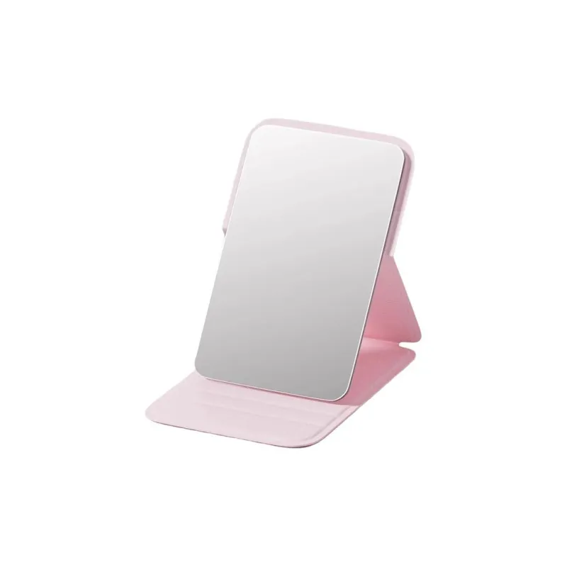 Gentle Welcome Portable Makeup Mirror Travel Foldable Handheld-4