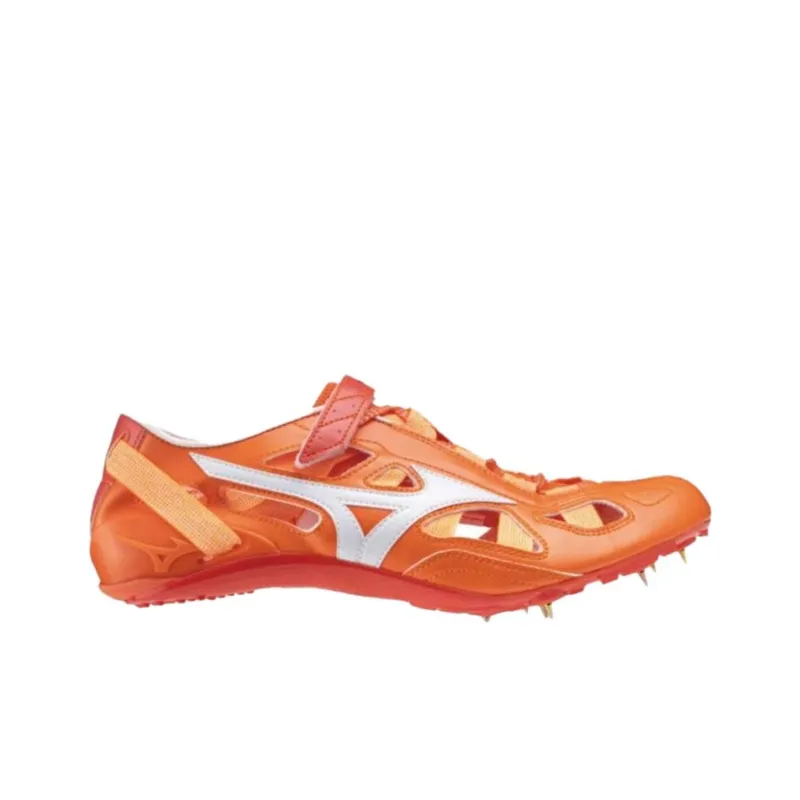 Mizuno Cushioning Abrasion Resistant Functionality Orange Track And Field Shoes Unisex Low Top-1
