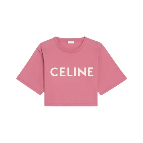 CELINE SS22 T Shirt Women's Pink