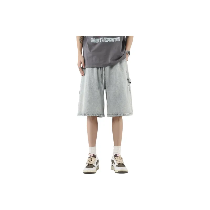 KEIRANDUN Denim Shorts Unisex-0