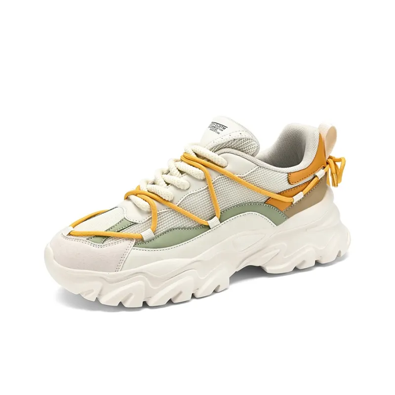OFFER AITR Cushioning, Breathable, Height Increasing Low Top Chunky Sneakers Men's-8