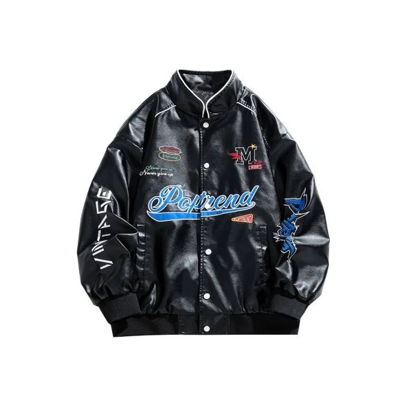 Keep It Light Biker Jacket PU Leather Unisex Commute Motorcycle Touring Off-Road Racing Abrasion-Resistant-3
