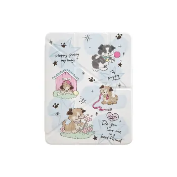 Wei Xin Cartoon Puppy Illustration Compatibility With IPad Pro Mini 6/iPad Air 7 Tablet Protective Cases