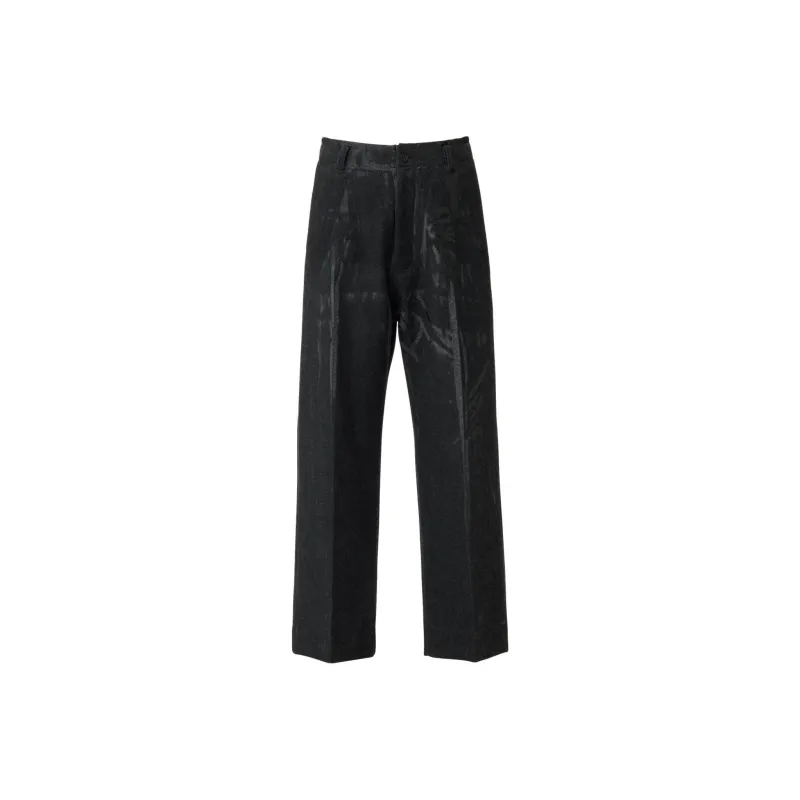 Onitsuka Tiger PRINTED Casual Pants Men's Dark Gray-0