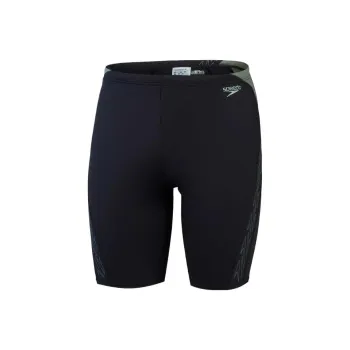 Speedo Adult Pace Cap Black Swimming Shorts Men Gray