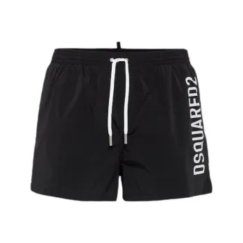 DSQUARED 2 Logo Printed Boxer Swim Shorts