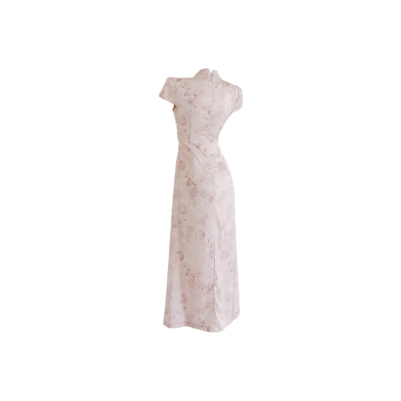 Aghr Short Sleeved Dress Women's Pink-1
